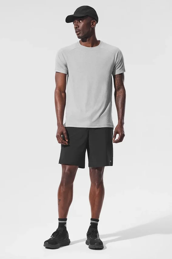 Triumph Raglan Tişört - Atletik Melanj Gri