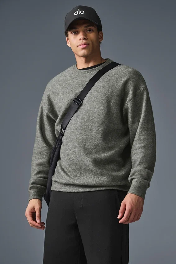Triumph Restore Bisiklet Yaka Sweatshirt - Gri Triblend