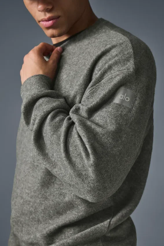 Triumph Restore Bisiklet Yaka Sweatshirt - Gri Triblend