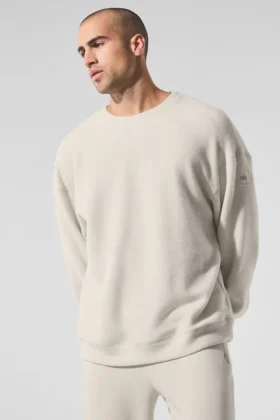 Triumph Restore Bisiklet Yaka Sweatshirt - Kemik Rengi