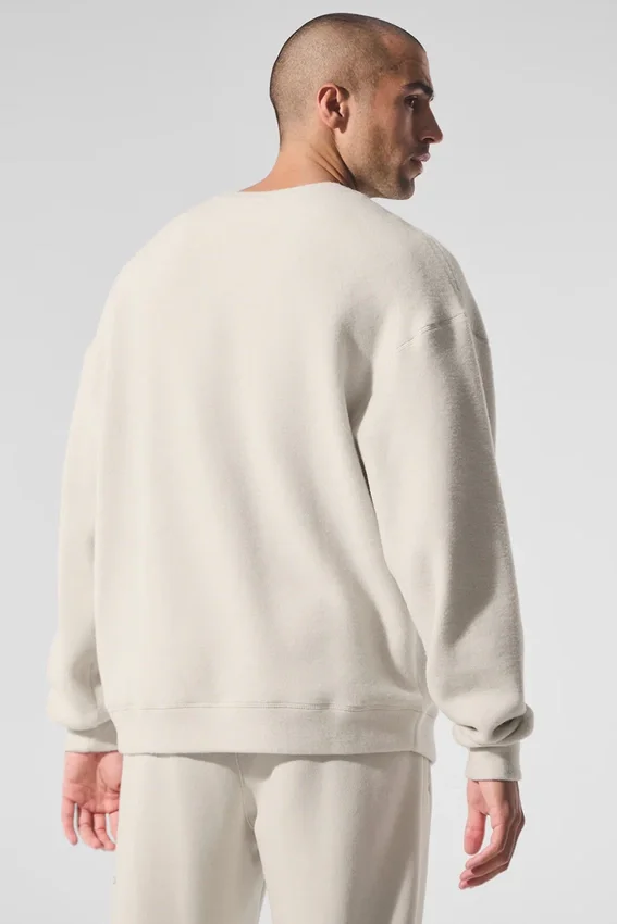 Triumph Restore Bisiklet Yaka Sweatshirt - Kemik Rengi