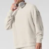 Triumph Restore Bisiklet Yaka Sweatshirt - Kemik Rengi