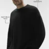 Triumph Restore Bisiklet Yaka Sweatshirt - Siyah