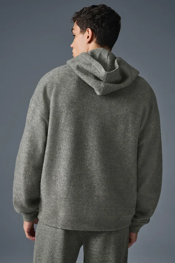 Triumph Restore Kapüşonlu Sweatshirt - Gri Üçlü Karışım
