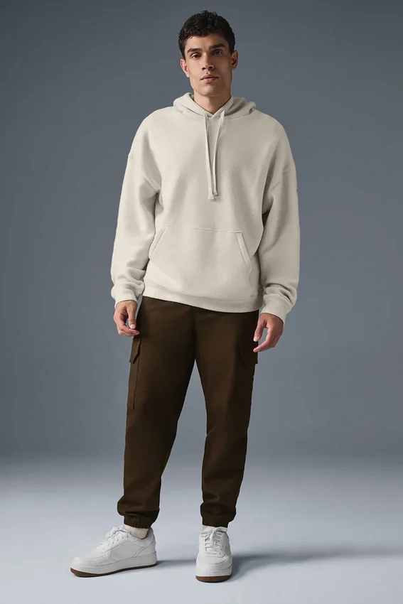 Triumph Restore Kapüşonlu Sweatshirt - Kemik Rengi