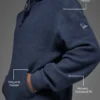 Triumph Restore Kapüşonlu Sweatshirt - Lacivert