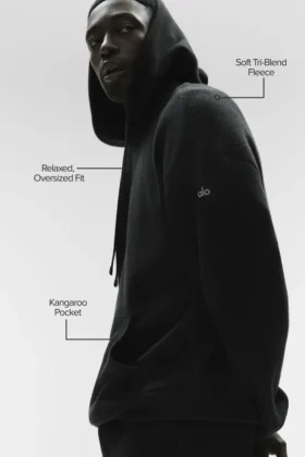 Triumph Restore Kapüşonlu Sweatshirt – Siyah