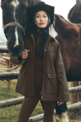 Twill Barn Ceket - Espresso