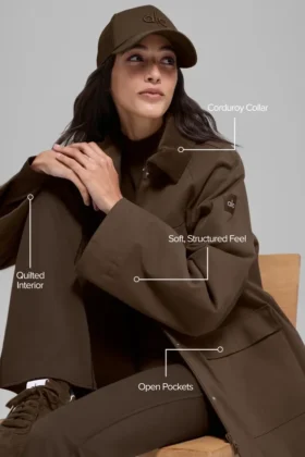 Twill Barn Ceket – Espresso