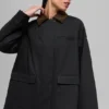 Twill Barn Ceket - Siyah/Espresso