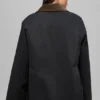 Twill Barn Ceket - Siyah/Espresso