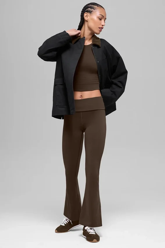 Twill Barn Ceket - Siyah/Espresso