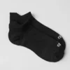 Unisex Performance Tab Çorap - Siyah/Titanyum