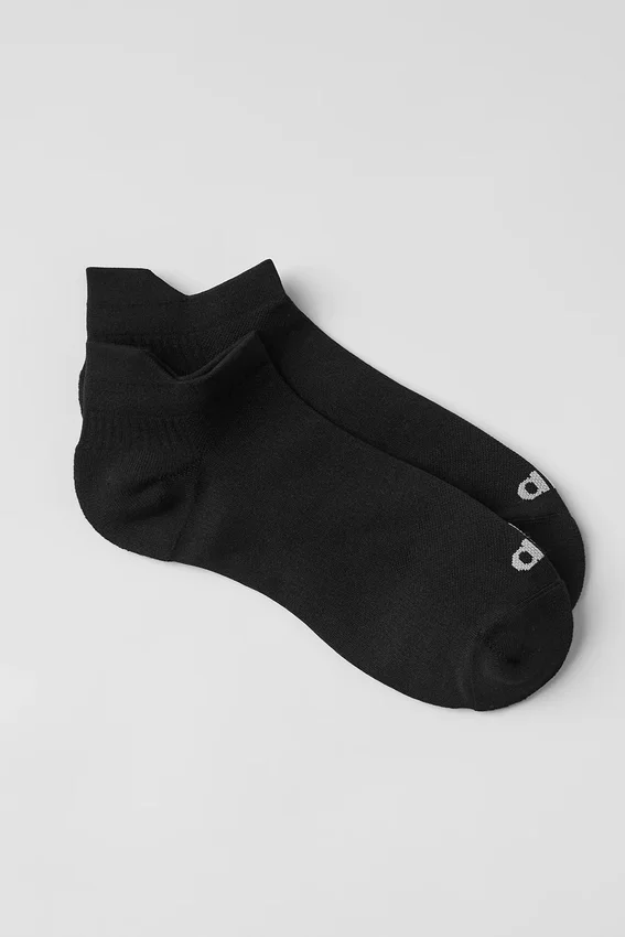 Unisex Performance Tab Çorap - Siyah/Titanyum