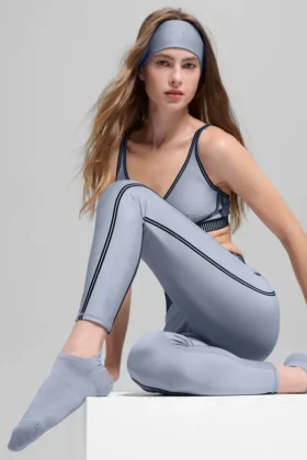 Unisex Performans Şeritli Çorap – Kış Donu
