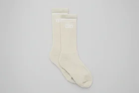 Unisex Retro Çoraplar - Kemik/Beyaz