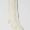 Unisex Scrunch Çorap - Kemik Rengi
