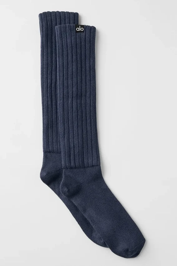 Unisex Scrunch Çorap - Lacivert