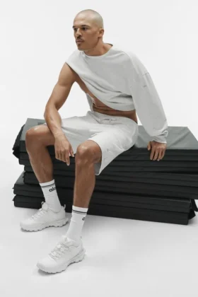 Unisex Throwback Çoraplar – Beyaz/Siyah