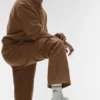 Unisex Yarım Bilekli Retro Çorap - Beyaz/Güneş Öpücüğü Kahverengi