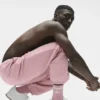 Unisex Yarım Bilekli Retro Çorap - Vintage Pembe/Beyaz