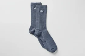 Unisex Yarım Bilekli Sade Çorap - Bluestone