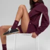 Unisex Yarım Bilekli Sade Çorap - Bordo