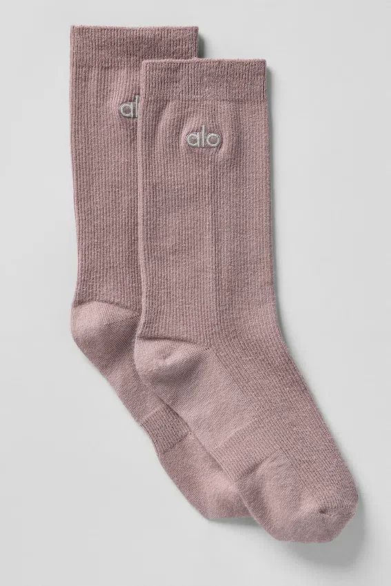 Unisex Yarım Bilekli Sade Çorap - Mantar