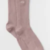 Unisex Yarım Bilekli Sade Çorap - Taupe