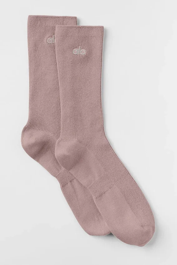 Unisex Yarım Bilekli Sade Çorap - Taupe
