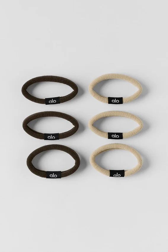 Untangled Saç Tokası (6'lı Paket) - Bej/Espresso