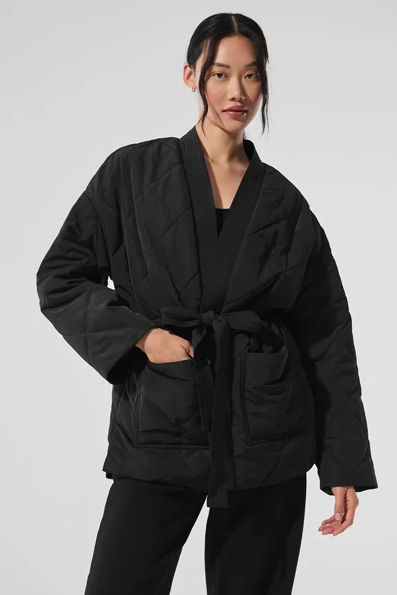 Urbanite Wrap Puffer - Siyah