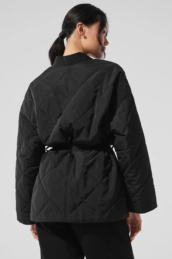 Urbanite Wrap Puffer - Siyah