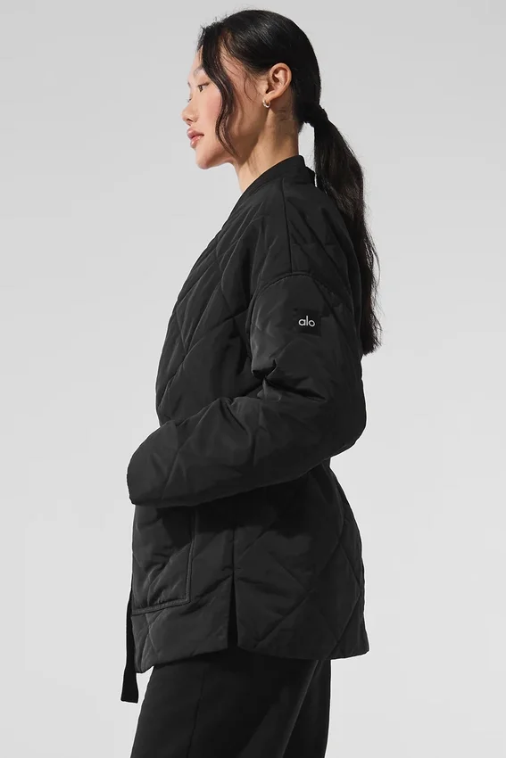 Urbanite Wrap Puffer - Siyah