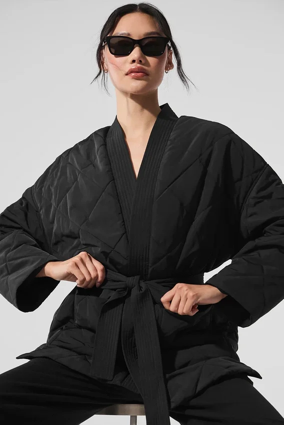 Urbanite Wrap Puffer - Siyah