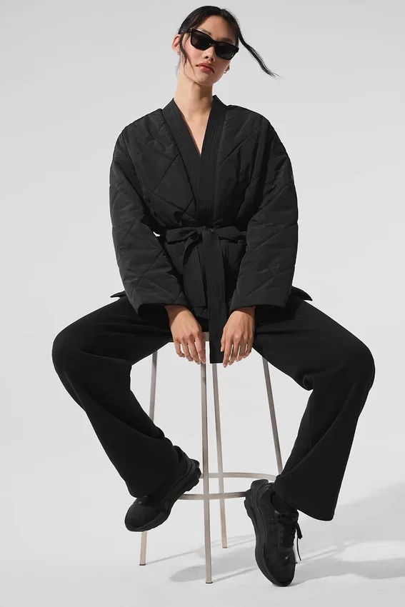 Urbanite Wrap Puffer - Siyah