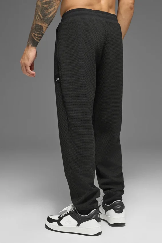 Waffle Lounge Jogger - Siyah