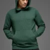 Waffle Lounge Kapüşonlu Sweatshirt - Clover Green