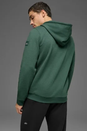 Waffle Lounge Kapüşonlu Sweatshirt – Clover Green