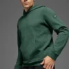 Waffle Lounge Kapüşonlu Sweatshirt - Clover Green