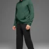 Waffle Lounge Kapüşonlu Sweatshirt - Clover Green