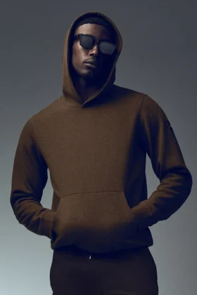 Waffle Lounge Kapüşonlu Sweatshirt - Espresso