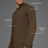 Waffle Lounge Kapüşonlu Sweatshirt - Espresso