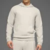 Waffle Lounge Kapüşonlu Sweatshirt - Kemik Rengi