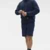 Waffle Lounge Kapüşonlu Sweatshirt - Lacivert
