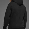 Waffle Lounge Kapüşonlu Sweatshirt - Siyah