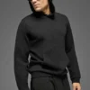 Waffle Lounge Kapüşonlu Sweatshirt - Siyah