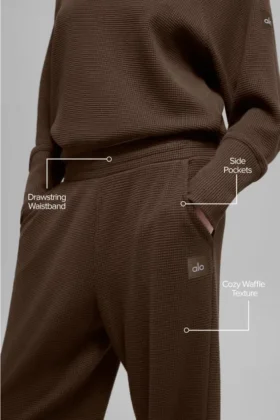 Waffle Weekend Escape Jogger – Espresso