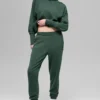 Waffle Weekend Escape Jogger - Yonca Yeşili