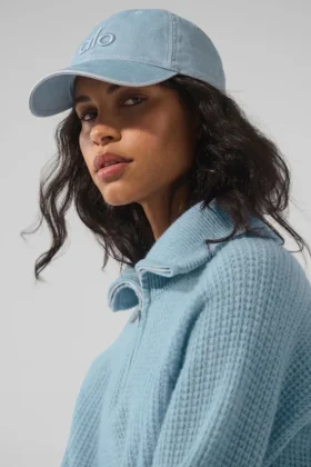 Yıkanmış Off-Duty Şapka - Açık Denim